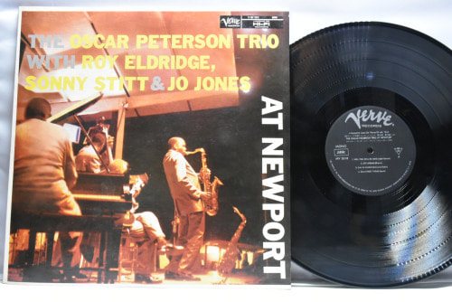 The Oscar Peterson Trio With Roy Eldridge / Sonny Stitt &amp; Jo Jones [오스카 피터슨] ‎- At Newport - 중고 수입 오리지널 아날로그 LP