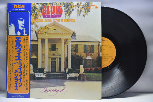Elvis Presley [엘비스 프레슬리] - Elvis As Recorded Live on Stage in Memphis ㅡ중고 수입 오리지널 아날로그 LP