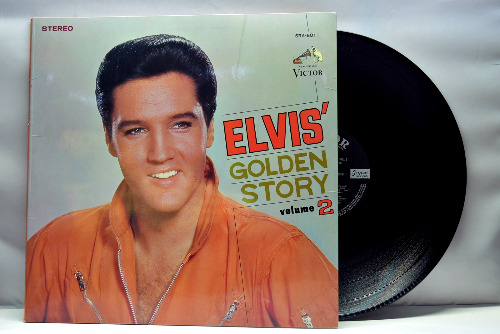 Elvis Presley [엘비스 프레슬리] - Elvis Presley&#039;s Golden Sotry Vol.2 ㅡ 중고 수입 오리지널 아날로그 LP