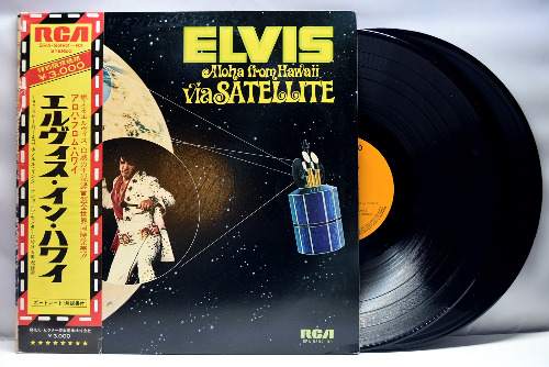 Elvis Presley [엘비스 프레슬리] - Aloha From Hawaii via Satellite ㅡ 중고 수입 오리지널 아날로그 2LP