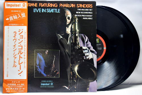 John Coltrane Featuring Pharoah Sanders [존 콜트레인, 파로아 샌더스] ‎– Live In Seattle - 중고 수입 오리지널 아날로그 2LP