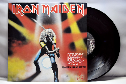 Iron Maiden [아이언 메이든] – Heavy Metal Army - Maiden Japan Live !! ㅡ 중고 수입 오리지널 아날로그 LP