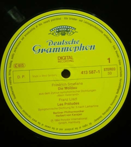 Orchestral Works - William Tell Overture 외 - Karajan (1984 new recording) 중고 수입 오리지널 아날로그 LP