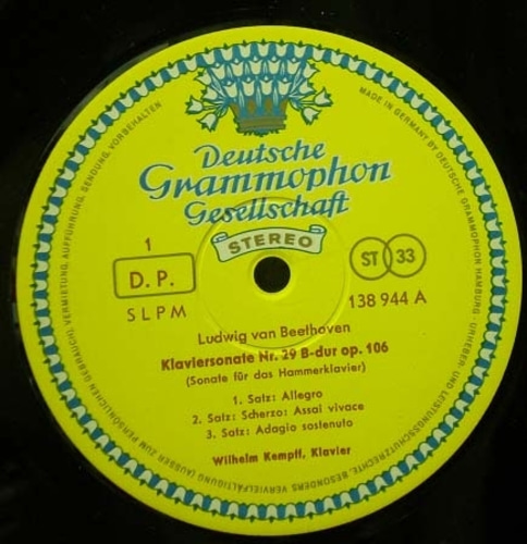 Beethoven-Piano Sonata Nos.29&amp;30-Kempff 중고 수입 오리지널 아날로그 LP
