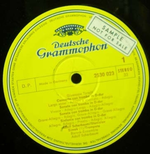 Torelli/Scaralatti- Trumpet Concerto 외- Schlick/Scherbaum 중고 수입 오리지널 아날로그 LP