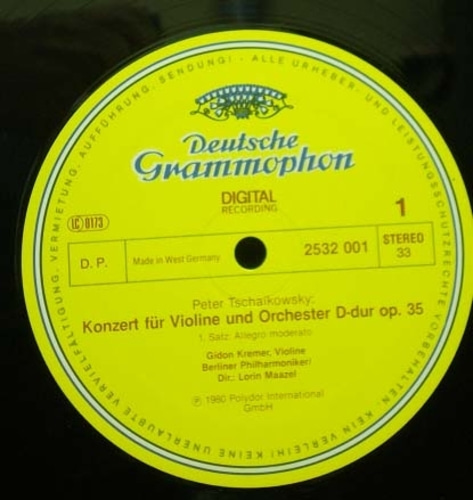Tchaikovsky-Viloin Concerto/Serenade melancolique-Kremer/Maazel 중고 수입 오리지널 아날로그 LP