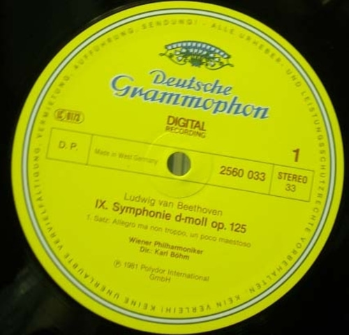 Beethoven- Symphony No.9- Karl Bohm (2LP Box) 중고 수입 오리지널 아날로그 LP