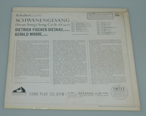 Schubert - Schwanengesang - Dietrich Fischer-Dieskau