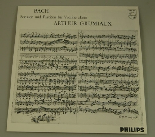 Bach- Complete Sonatas and Partitas for Solo Violin - Arthur Grumiaux 3LP