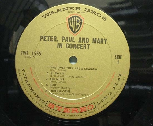 Peter, Paul and Mary in Concert 2LP