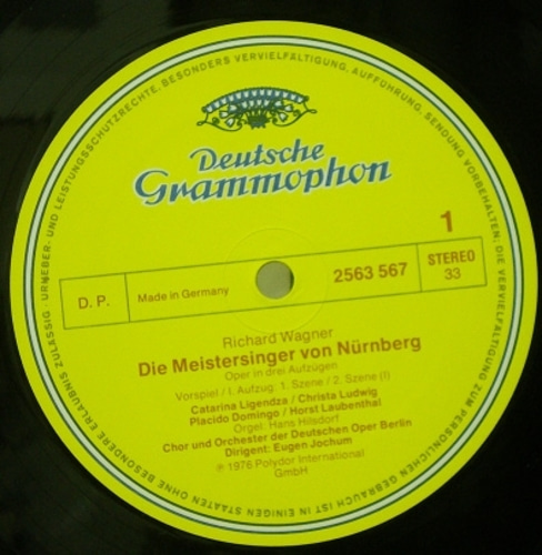 Wagner-Die Meistersinger von Nurnberg 전곡- Eugen Jochum (5LP Box) 중고 수입 오리지널 아날로그 LP