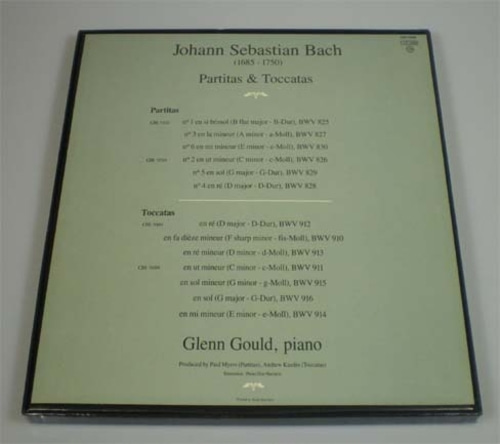 Bach - Partitas &amp; Toccatas complete - Glenn Gould 4LP