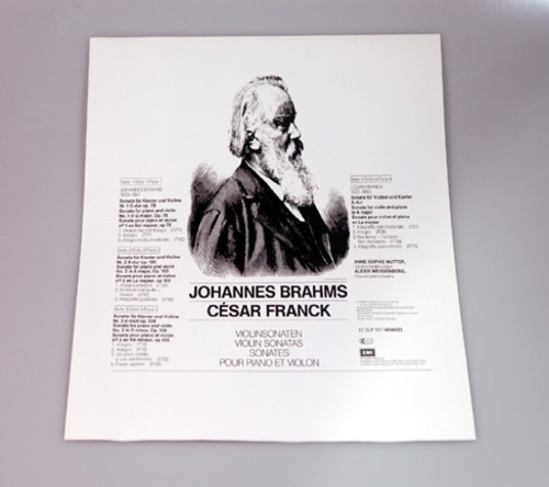 Brahms - Violin Sonata No.1~3/ Franck - Violin Sonata - Anne-Sophie Mutter/Alexis Weissenberg 2LP