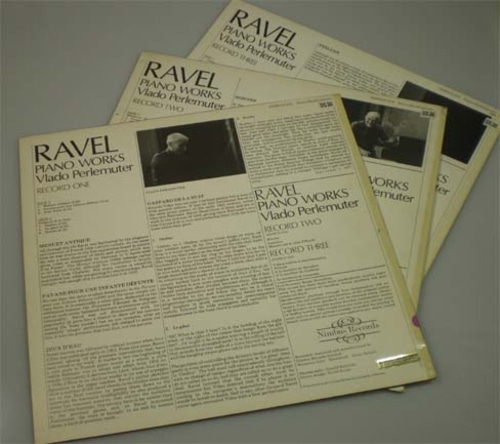Ravel - Piano Music Vol.1~3 complete - Vlado Perlemuter 3LP