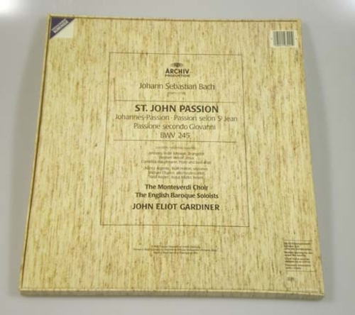 Bach - Johannes Passion - John Eliot Gardiner 2LP Box