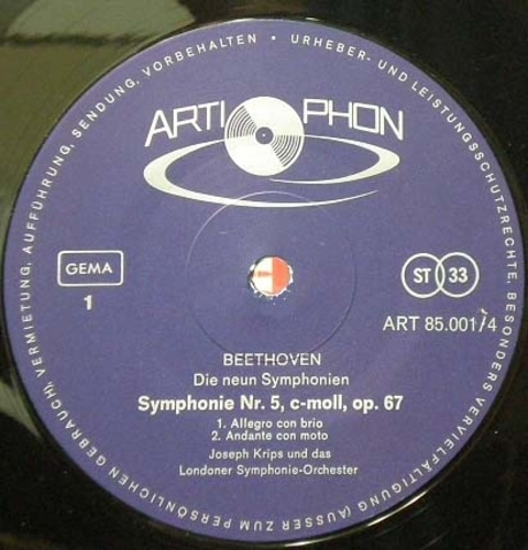 Beethoven- 9 Symphonies 전곡- Josef Krips (7LP Box) 중고 수입 오리지널 아날로그 LP