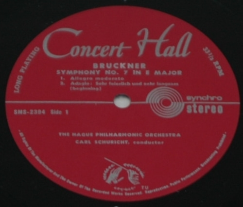 Bruckner - Symphony No.7 - Carl Schuricht