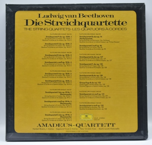 Beethoven - Complete String Quartets - Amadeus Quartet 10 LP - 오리지널 미개봉