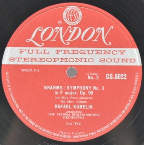 Brahms - Symphony No.3 - Rafael Kubelik