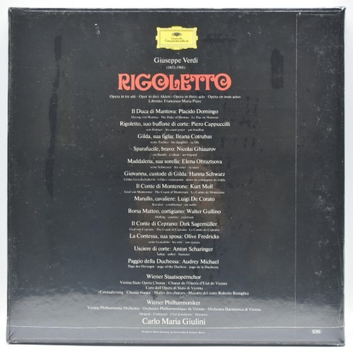Giuseppe Verdi - Rigoletto - Carlo Maria Giulini (3LP) 오리지널 미개봉