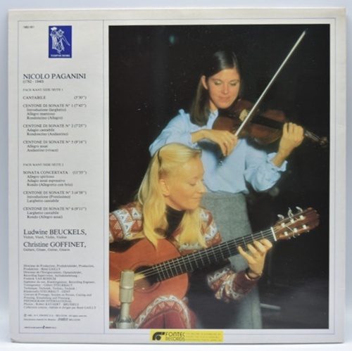 Paganini - Viiolin &amp; Guitar - Ludwine Beuckels/ Christine Goffinet