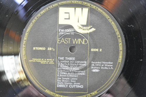 Joe Sample ,Ray Brown ,Shelly Manne - The Three - 중고 수입 오리지널 아날로그 LP