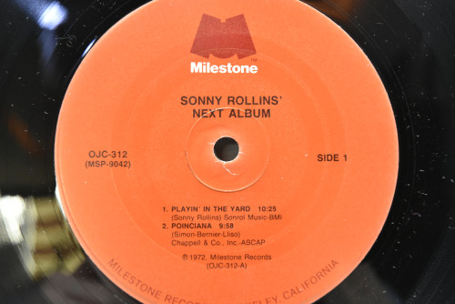 Sonny Rollins - Next Album - 중고 수입 오리지널 아날로그 LP
