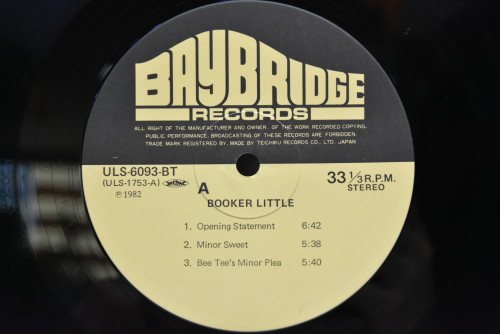 Booker Little - Booker Little - 중고 수입 오리지널 아날로그 LP