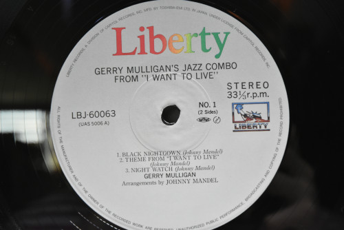 Gerry Mulligan - The Jazz Combo From &quot;I Want To Live!&quot; - 중고 수입 오리지널 아날로그 LP