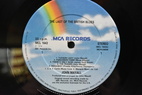 John Mayall - The Last Of The British Blues ㅡ 중고 수입 오리지널 아날로그 LP