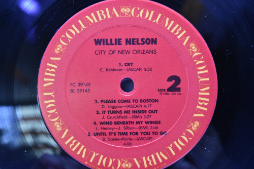 Willie Nelson - City Of New Orleans ㅡ 중고 수입 오리지널 아날로그 LP