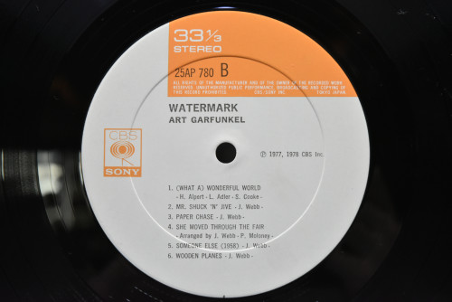 Art Garfunkel - Watermark ㅡ 중고 수입 오리지널 아날로그 LP