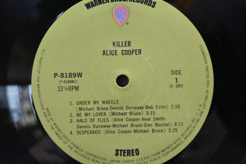 Alice Cooper - Killer ㅡ 중고 수입 오리지널 아날로그 LP