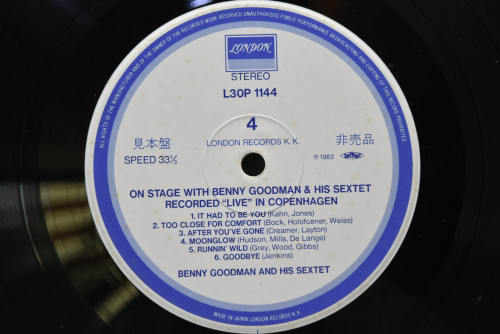 Benny Goodman - On Stage - 중고 수입 오리지널 아날로그 LP