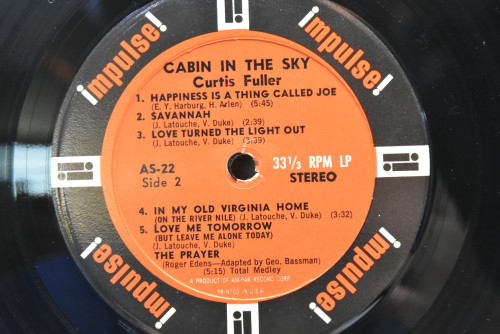 Curtis Fuller - Cabin In The Sky - 중고 수입 오리지널 아날로그 LP