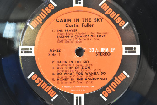 Curtis Fuller - Cabin In The Sky - 중고 수입 오리지널 아날로그 LP
