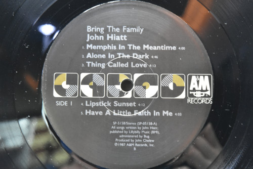 John Hiatt - Bring The Family ㅡ 중고 수입 오리지널 아날로그 LP