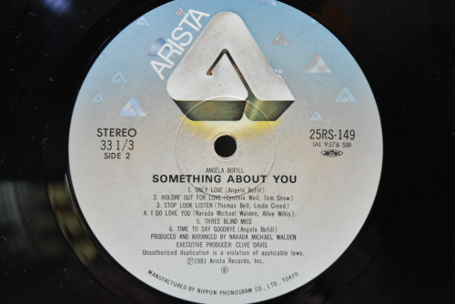 Angela Bofill - Something About You ㅡ 중고 수입 오리지널 아날로그 LP