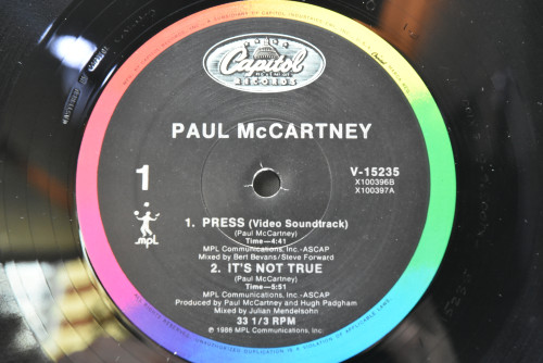 Paul McCartney - Press ㅡ 중고 수입 오리지널 아날로그 LP