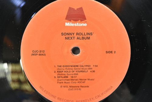 Sonny Rollins - Next Album - 중고 수입 오리지널 아날로그 LP
