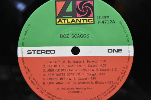 Boz Scaggs - Boz Scaggs ㅡ 중고 수입 오리지널 아날로그 LP