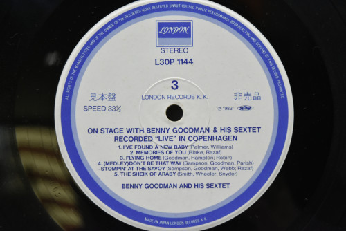 Benny Goodman - On Stage - 중고 수입 오리지널 아날로그 LP
