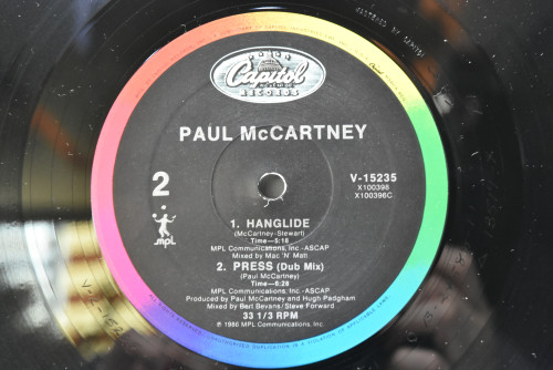 Paul McCartney - Press ㅡ 중고 수입 오리지널 아날로그 LP