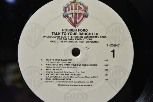 Robben Ford - Talk To Your Daughter ㅡ 중고 수입 오리지널 아날로그 LP