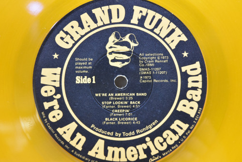 Grand Funk - We&#039;re An American Band ㅡ 중고 수입 오리지널 아날로그 LP