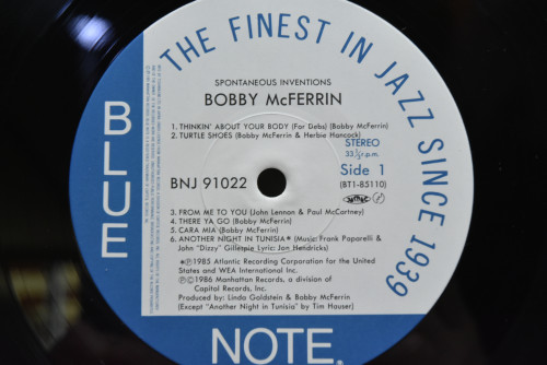 Bobby McFerrin - Spontaneous Inventions - 중고 수입 오리지널 아날로그 LP