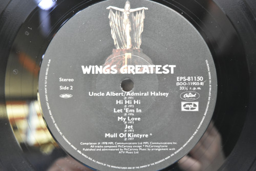 Wings - Wings Greatest ㅡ 중고 수입 오리지널 아날로그 LP