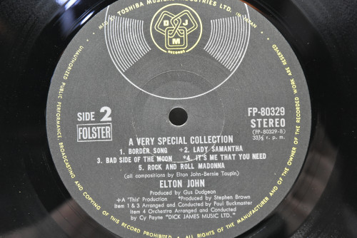 Elton John [엘튼 존] - A Very Special Collection ㅡ 중고 수입 오리지널 아날로그 LP