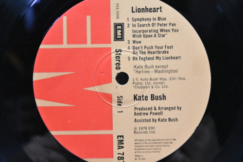 Kate Bush - Lionheart ㅡ 중고 수입 오리지널 아날로그 LP