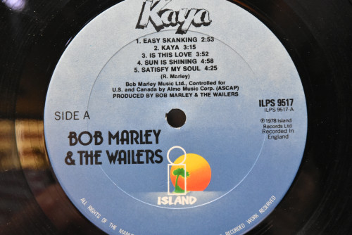 Bob Marley &amp; The Wailers - Kaya ㅡ 중고 수입 오리지널 아날로그 LP